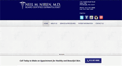 Desktop Screenshot of neilnirenmd.com